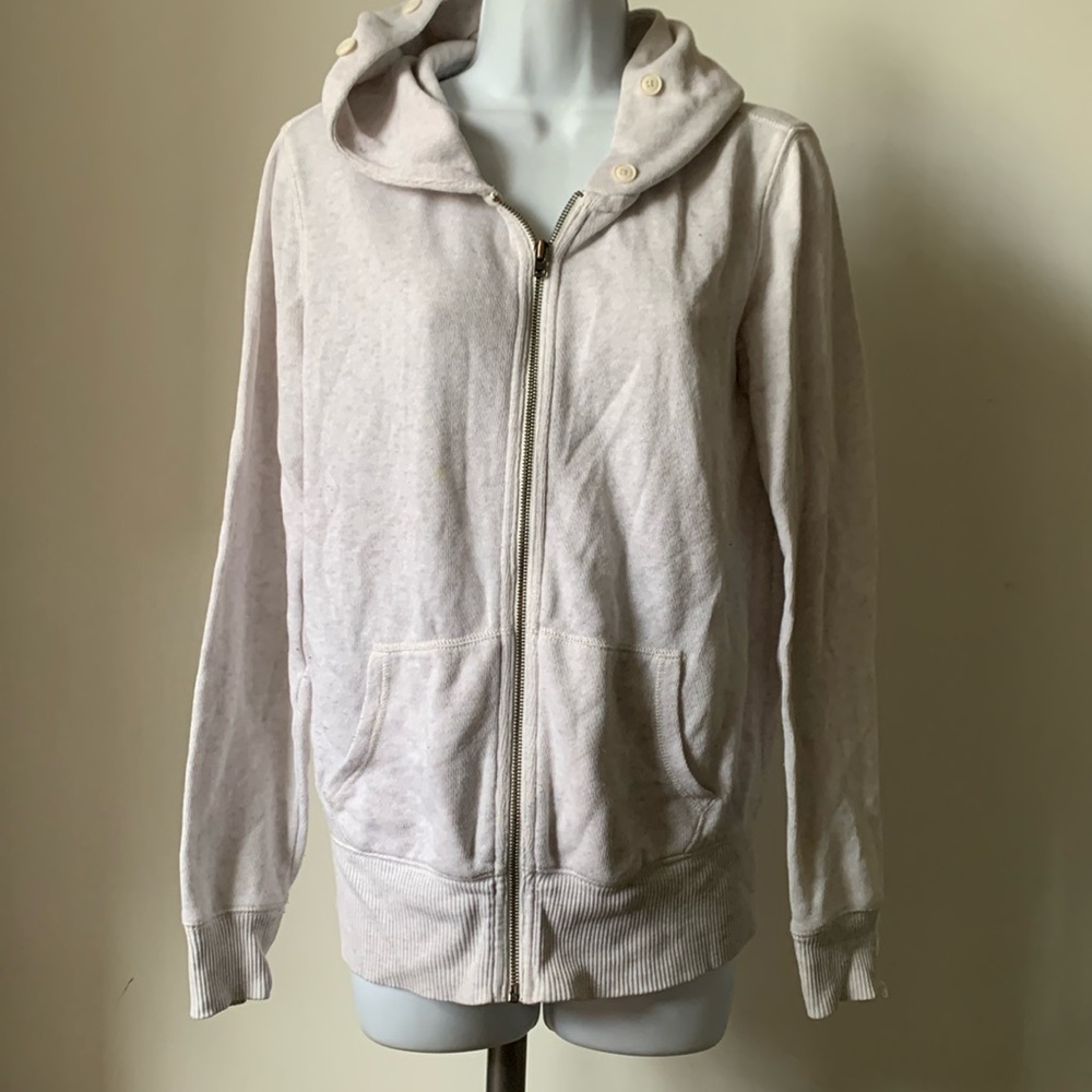 Aerie white/light grey hoodie